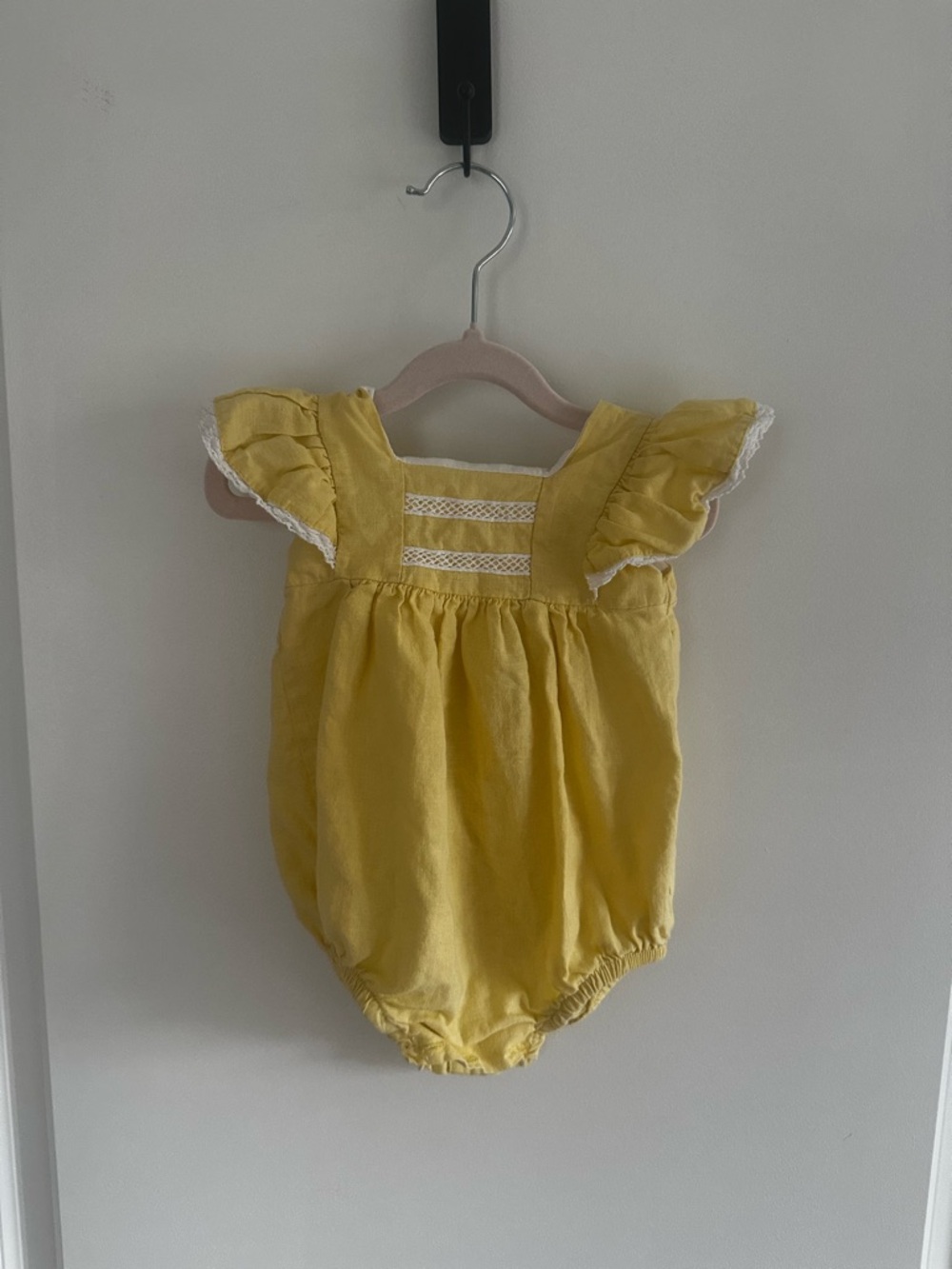 Babidu Yellow baby romper size 3M - Picture 7 of 8
